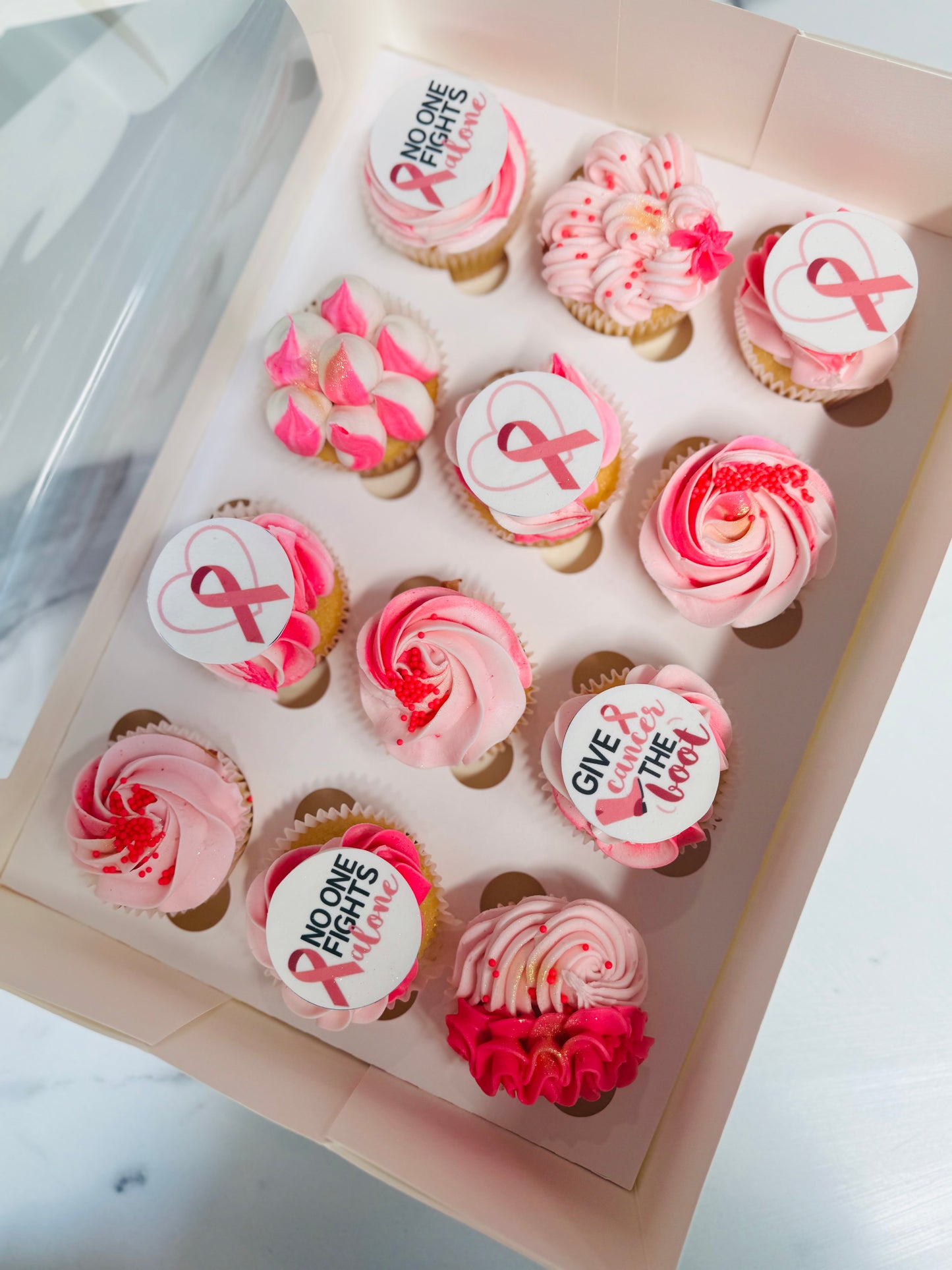 Pink Ribbon Day Cupcakes
