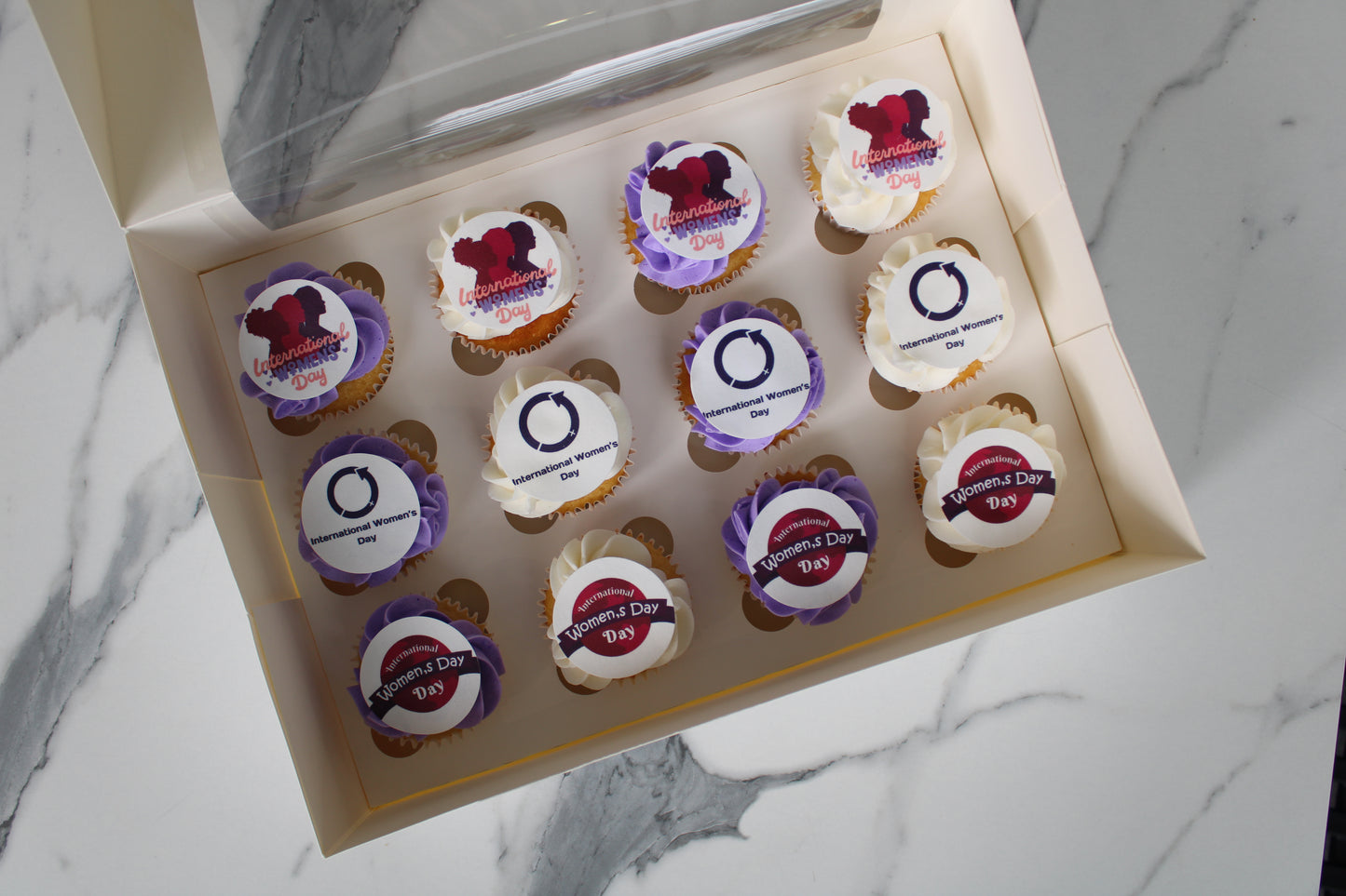 International Woman's Day Cupcakes