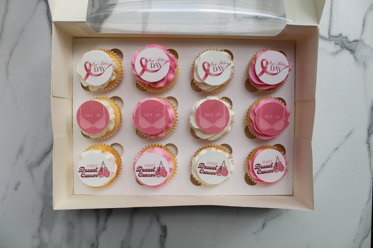 Pink Ribbon Day Cupcakes
