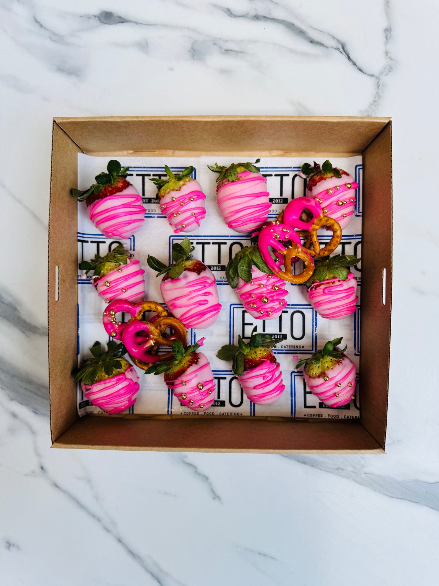Pink Ribbon Day Chocolate Strawberries