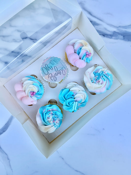 Gender Reveal Cupcakes