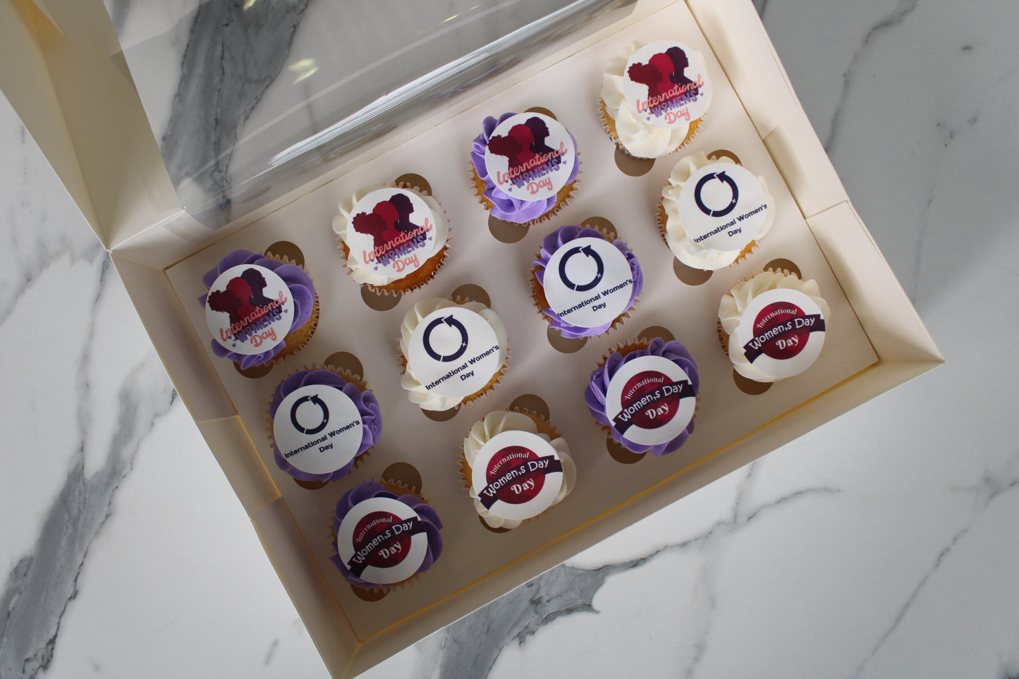International Woman's Day Cupcakes