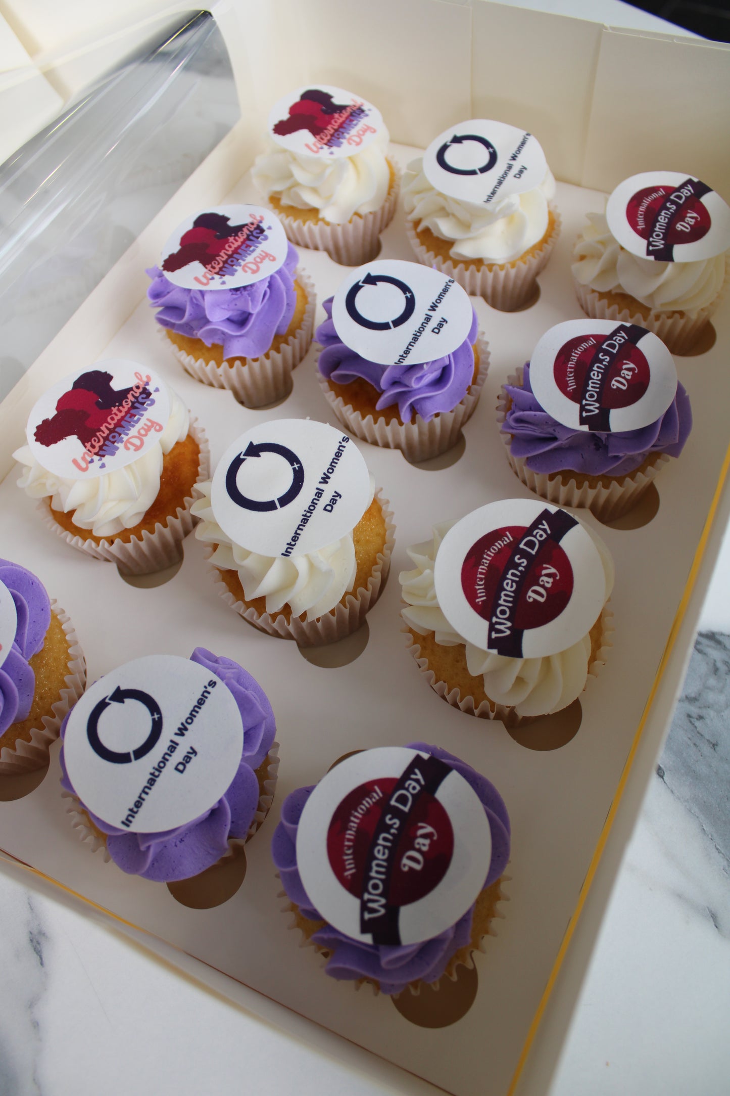International Woman's Day Cupcakes