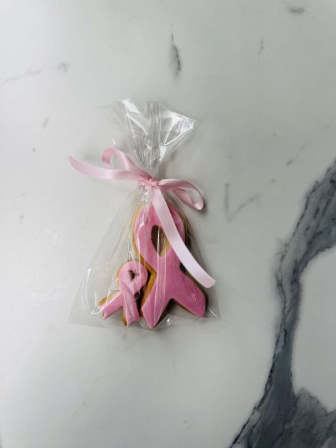 Pink Ribbon Day Cookie Duo